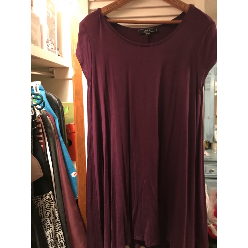 purple dress